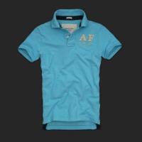 heren abercrombie and fitch korte polo t-shirt saffier new york 1892 Lage Kosten 4sjhh668